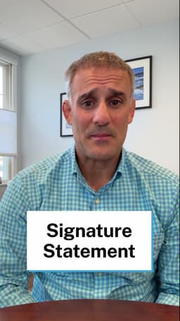 Signature Statements