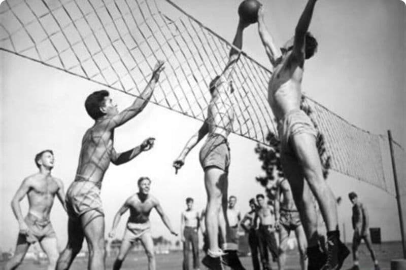beach volleyball game