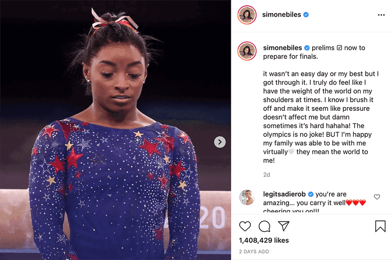 Simone Biles mental health