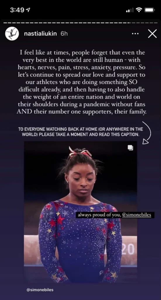 Simone Biles mental health